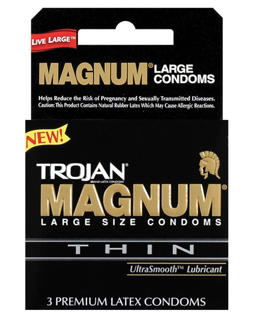 =Trojan Magnum Thin Condoms - Box of 3 Paradise Marketing