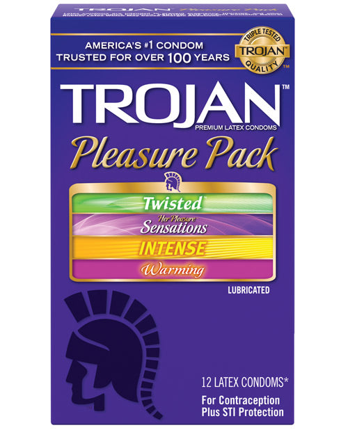 =Trojan Pleasure Condoms - Asst. Box of 12 Paradise Marketing