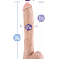 Blush Au Naturel Daddy 14" Sensa Feel Dual Density Dildo - Vanilla Blush Novelties
