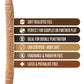 Blush Dr. Skin 18" Double Dildo - Mocha Blush Novelties