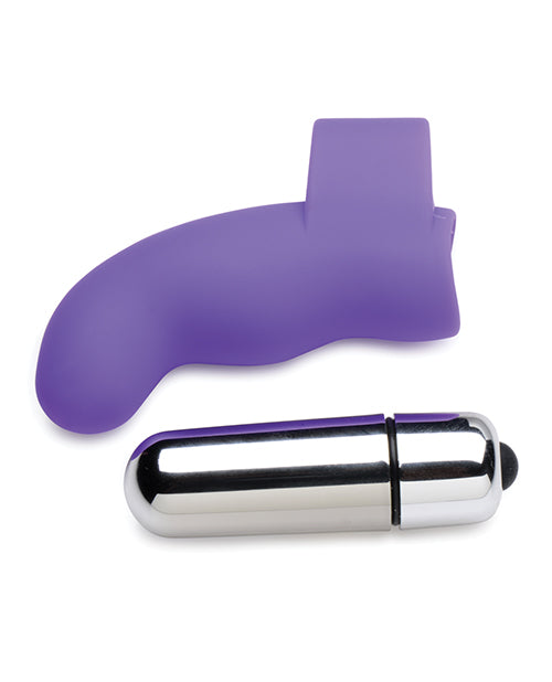 Curve Toys Gossip G-Thrill G Spot Finger Vibe - Violet - Awesome Adult Toys 