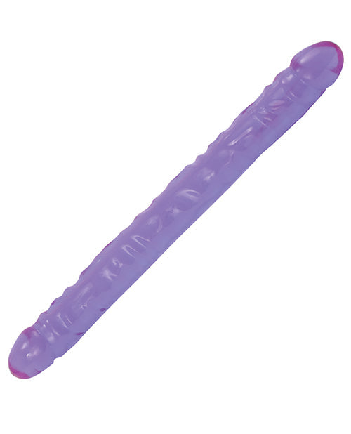 Crystal Jellies 18" Double Dong - Purple - Awesome Adult Toys 