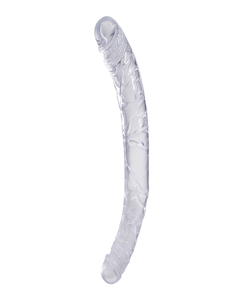 In A Bag 13" Double Dong - Clear - Awesome Adult Toys 