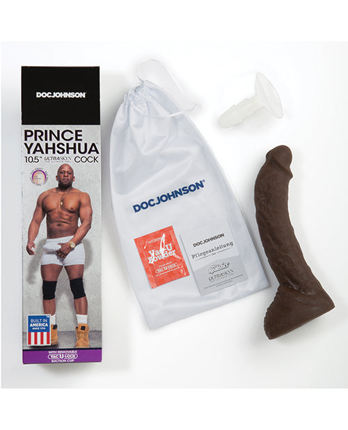 Prince Yahshua Ultraskyn 10.5" Cock  - Chocolate - Awesome Adult Toys 
