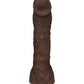 Prince Yahshua Ultraskyn 10.5" Cock  - Chocolate - Awesome Adult Toys 