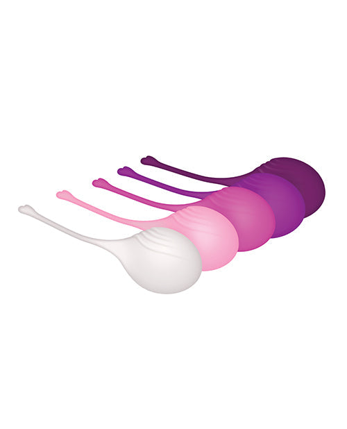 Evolved Tight & Delight 5 pc Weighted Kegel Ball Set - Assorted Colors Evolved Novelties INC