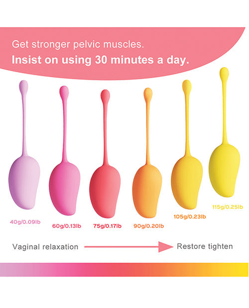 Mango Tropical 6 Weighted Kegel Ball Exercise Set Uc Global Trade INChoney Play B
