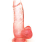 Shades Jelly Realistic Dildo | TPR Gradient 6-Inch Big Dildo | Small Coral Suction Cup Dildo - Awesome Adult Toys 