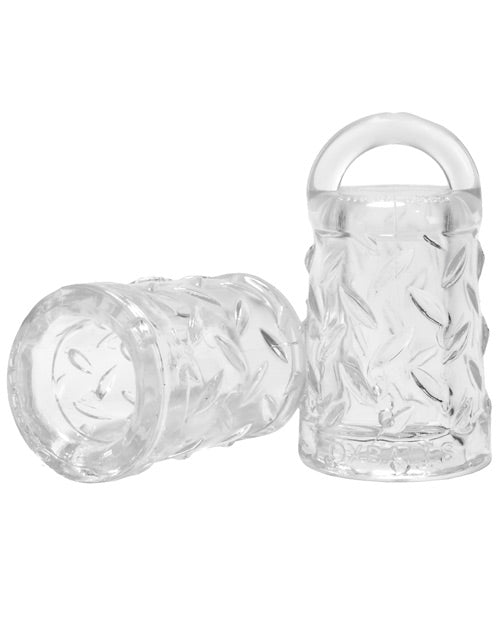 Oxballs Gripper Nipple Suckers - Clear - Awesome Adult Toys 