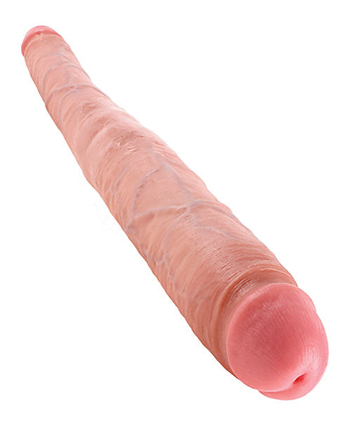 King Cock 16" Tapered Double Dildo - Flesh Pipedream Products