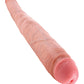 King Cock 16" Tapered Double Dildo - Flesh Pipedream Products