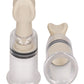 Shots Pumped Nipple Suction Set - Small Clear Shots America LLC